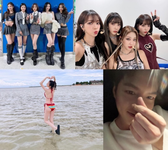 있지, 에스파, 산다라박, 이민호