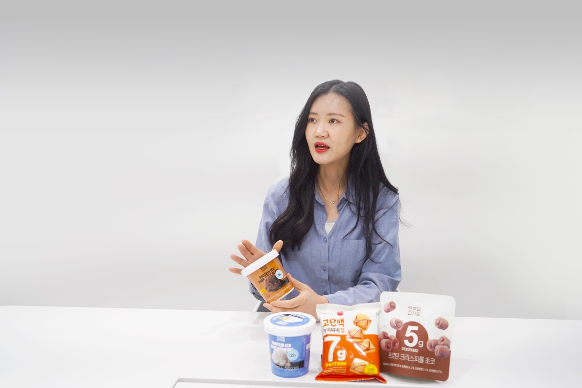박은혜 프레시지 브랜드 전략팀장은 “디저트를 포기하지 않고 보다 건강하게 먹을 수 있도록 단백질 보충 제품을 개발했다”고 말했다. [단백질과자점 제공]