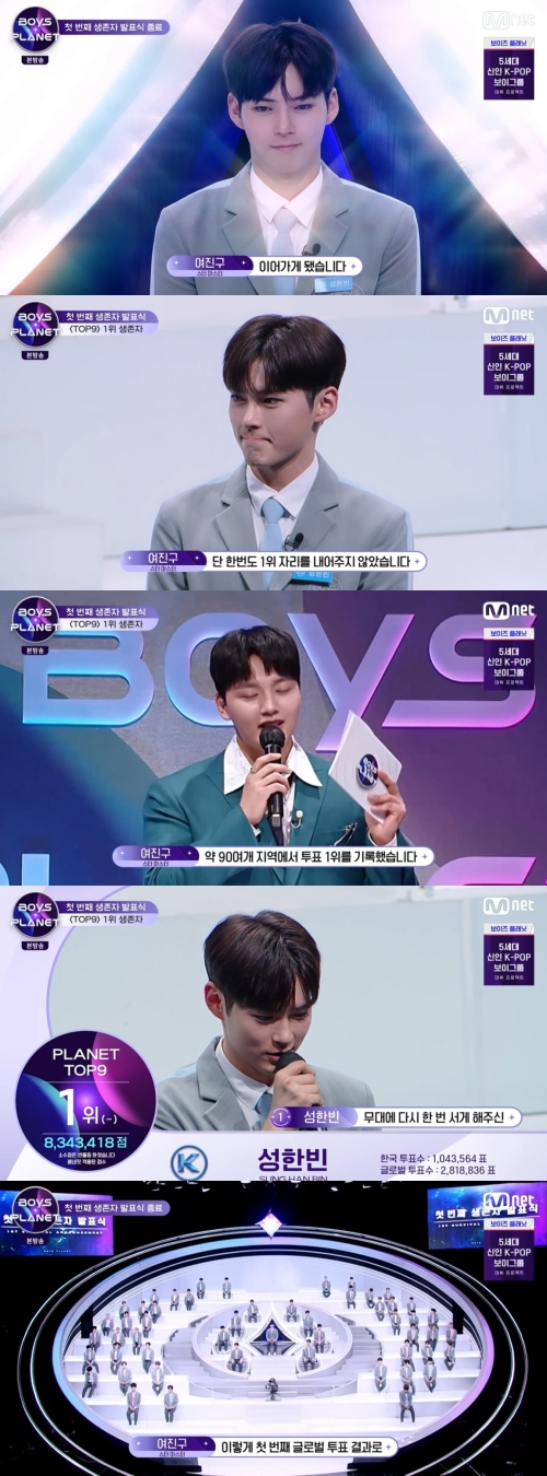Mnet '보이즈 플래닛' 방송화면 캡처