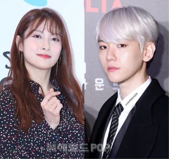 박규리, 백현/사진=헤럴드POP DB