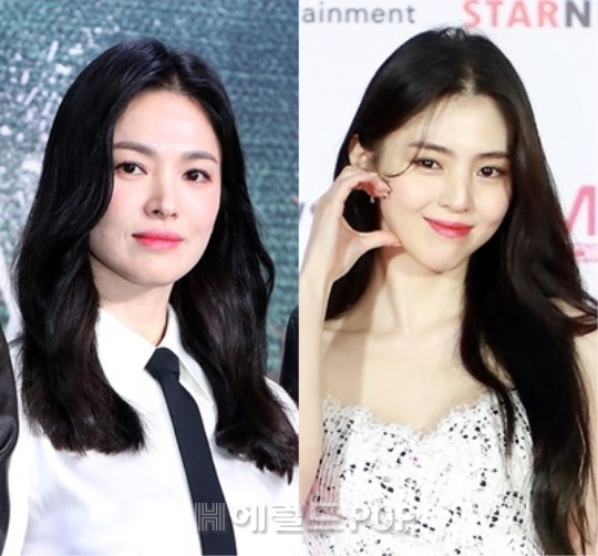 송혜교, 한소희/사진=헤럴드POP DB