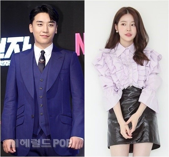 승리, 유혜원/사진=헤럴드POP DB, 샛별당엔터테인먼트