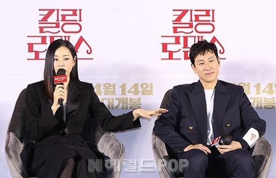 이하늬, 이선균/사진=민선유기자