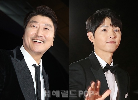 배우 송강호, 송중기/사진=헤럴드POP DB