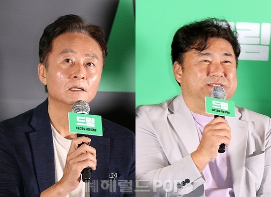 배우 김종수, 고창석/사진=민선유 기자
