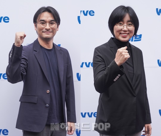 하준원 감독, 권미경 대표/사진제공=웨이브