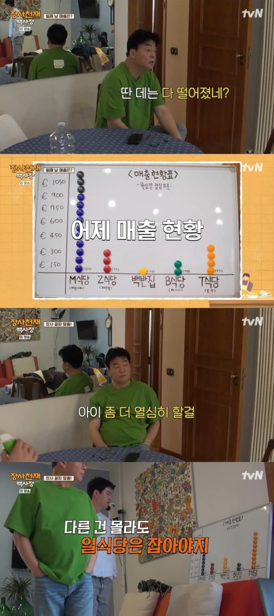 tvN '장사천재 백사장' 캡처