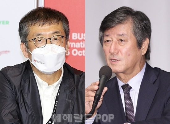 허문영, 이용관/사진=헤럴드POP DB