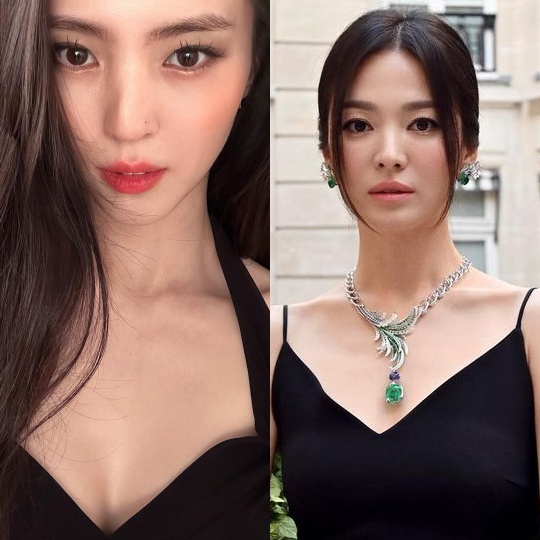 한소희, 송혜교 채널
