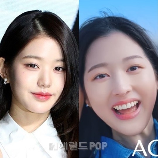 장원영, 장다아/사진=헤럴드POP DB, 광고 캡처