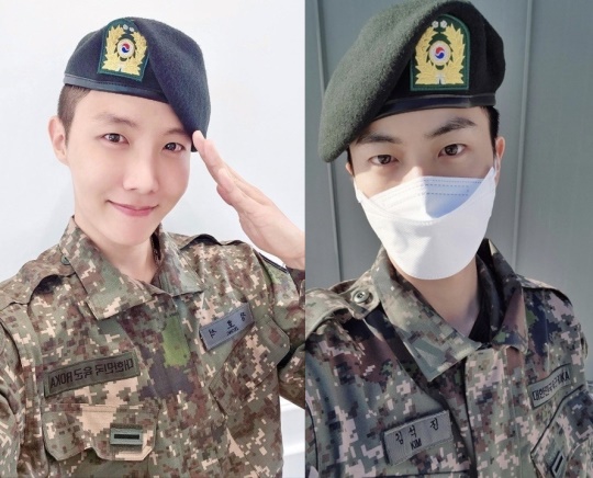제이홉, 진/사진=위버스