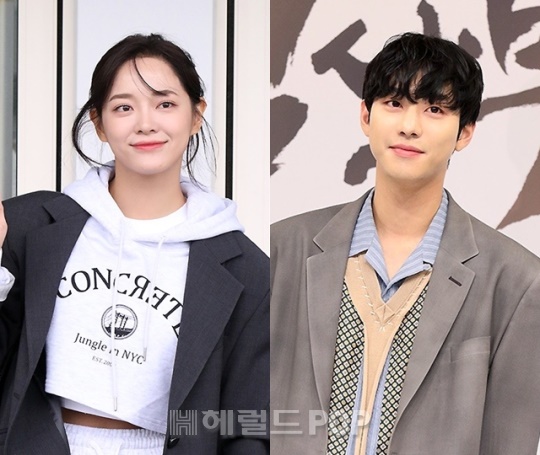 김세정, 안효섭/사진=민선유기자