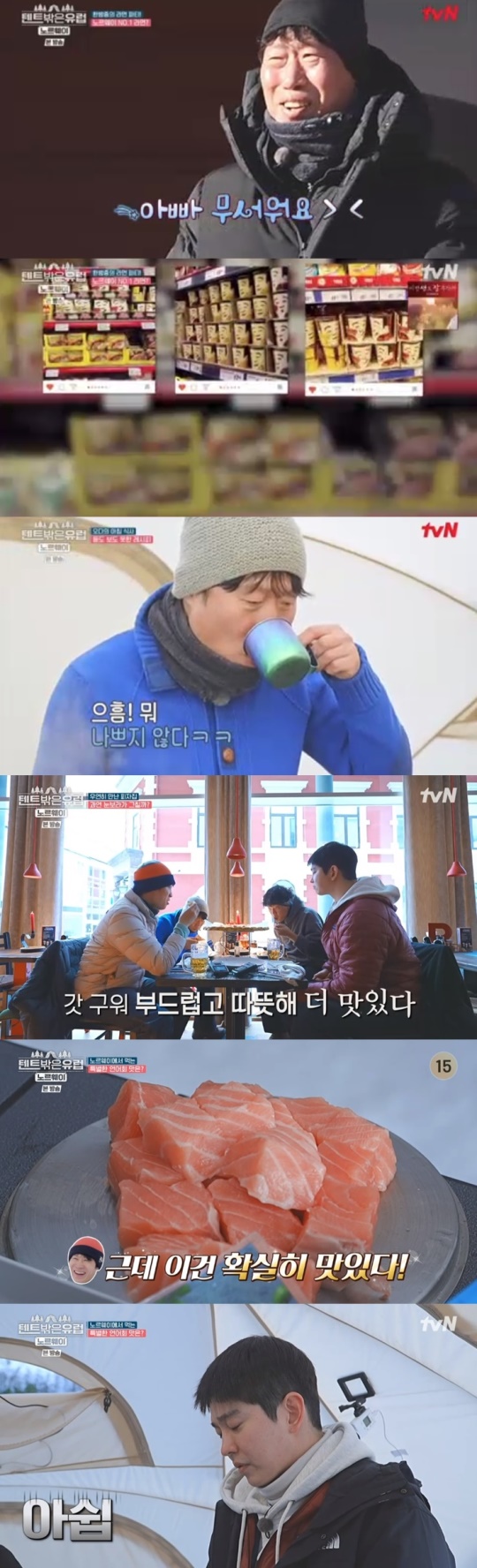 tvN '텐트 밖은 유럽-노르웨이 편' 캡처