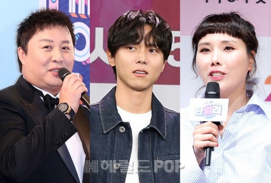 정준하, 주우재, 신봉선/사진=헤럴드POP DB