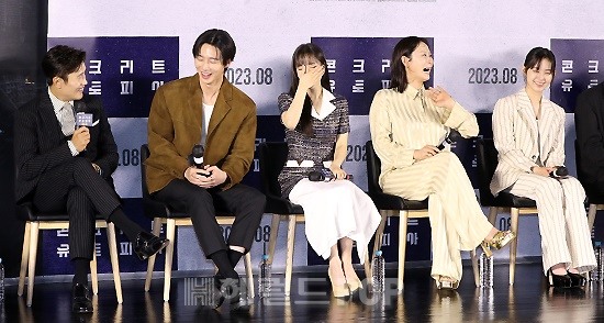 영화 '콘크리트 유토피아' 제작보고회/사진=민선유 기자