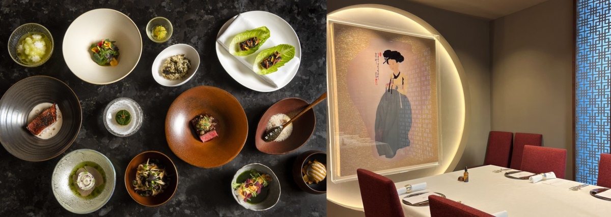 지난해 한식진흥원이 ‘해외 우수 한식당’으로 선정한 뉴욕 ‘아토믹스’(왼쪽)· 도쿄 ‘윤가’ [한식진흥원 제공]