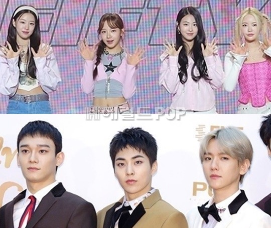 피프티 피프티, 엑소/사진=어트랙트, 헤럴드POP DB