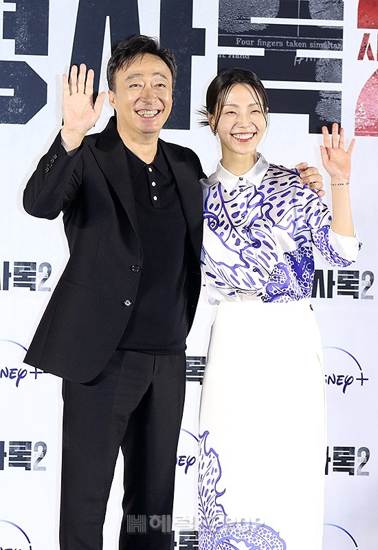 배우 이성민, 김신록/사진=민선유 기자