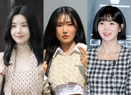 권은비, 화사, 조현영/사진=민선유기자