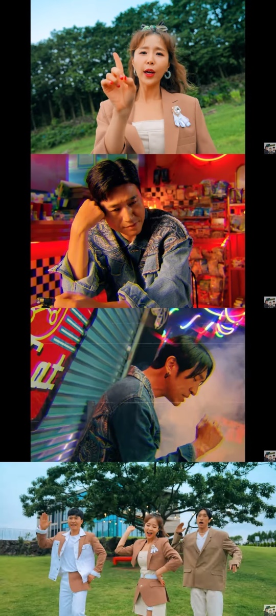 코요태 '바람' MV 캡처