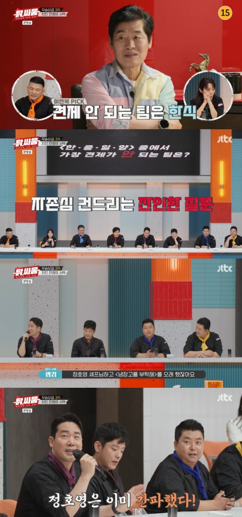 JTBC ‘셰프들의 치킨 전쟁, 닭, 싸움’ 방송화면 캡처