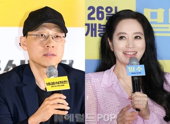 김성훈 감독, 배우 김혜수/사진=민선유 기자