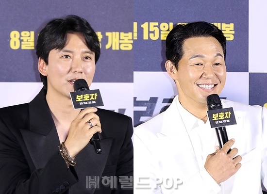 배우 김남길, 박성웅/사진=민선유 기자