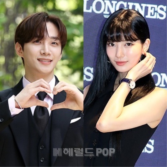이준호, 수지/사진=민선유 기자