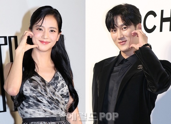 지수, 안보현/사진=헤럴드POP DB