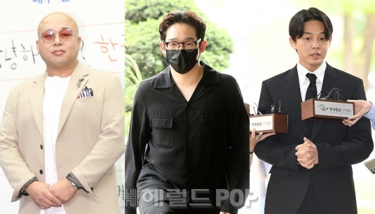 돈스파이크, 남태현, 유아인/사진=민선유기자