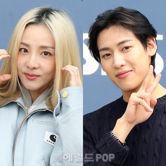 산다라박, 뱀뱀/사진=민선유 기자