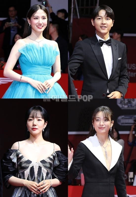 배우 박은빈, 송중기, 임수정, 한효주/사진=민선유 기자