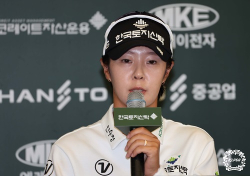 "파5 홀에서 웨지 플레이에 집중할 것"이라고 밝힌 박지영. [사진=KLPGA]