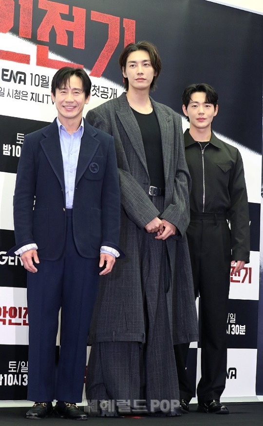 신하균, 김영광, 신재하/사진=민선유 기자
