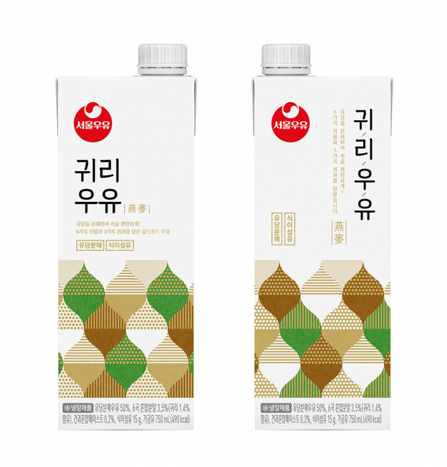 메가커피가 오트밀크 옵션 음료 제조시 사용하는 서울우유 ‘귀리우유’ 제품 [서울우유협동조합 제공]