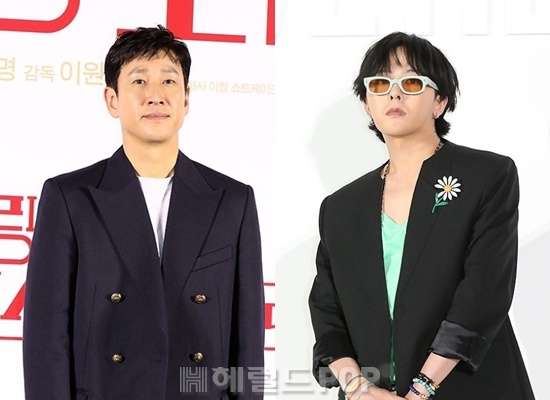 배우 이선균, 지드래곤/사진=민선유 기자