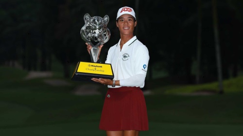 29일 끝난 메이뱅크 챔피언십에서 우승한 셀린 부티에. [사진=LPGA]