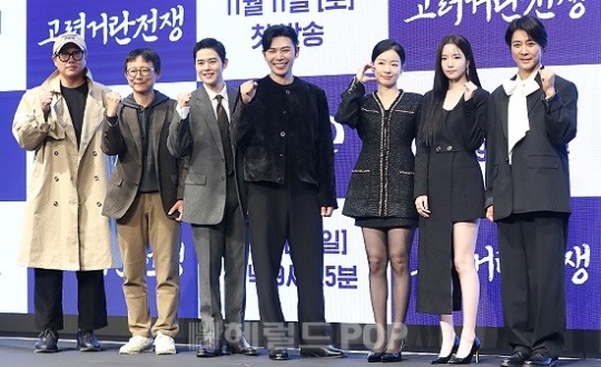 김한솔 감독, 전우성 감독, 김동준, 지승현, 이시아, 하승리, 최수종/사진=민선유 기자