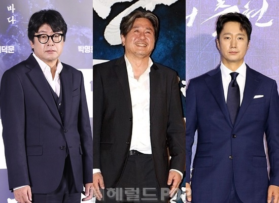 배우 김윤석, 최민식, 박해일/사진=헤럴드POP DB