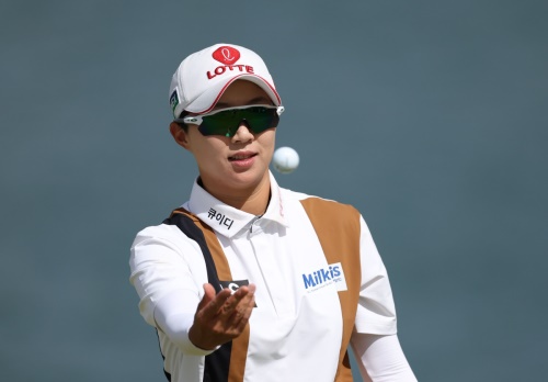 대회 첫날 3언더파를 기록한 김효주. [사진=LPGA]
