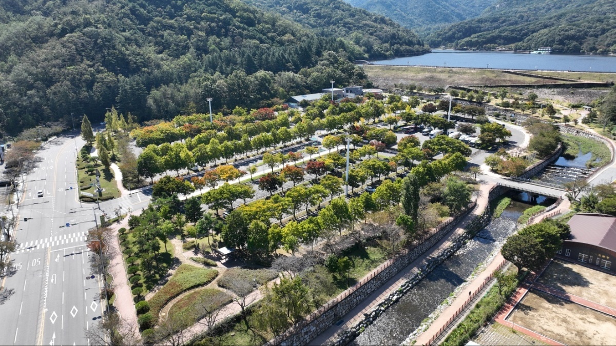 금오산 대주차장 모습.[구미시 제공]