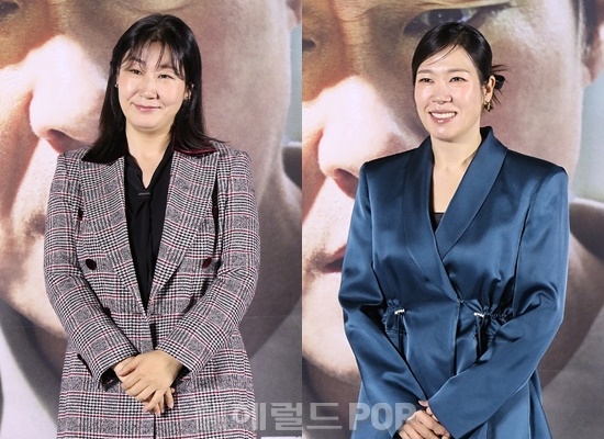 배우 라미란, 염혜란/사진=민선유 기자