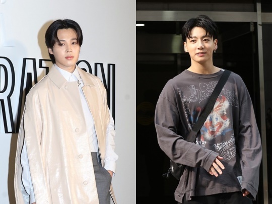 방탄소년단 지민, 정국/사진=민선유 기자