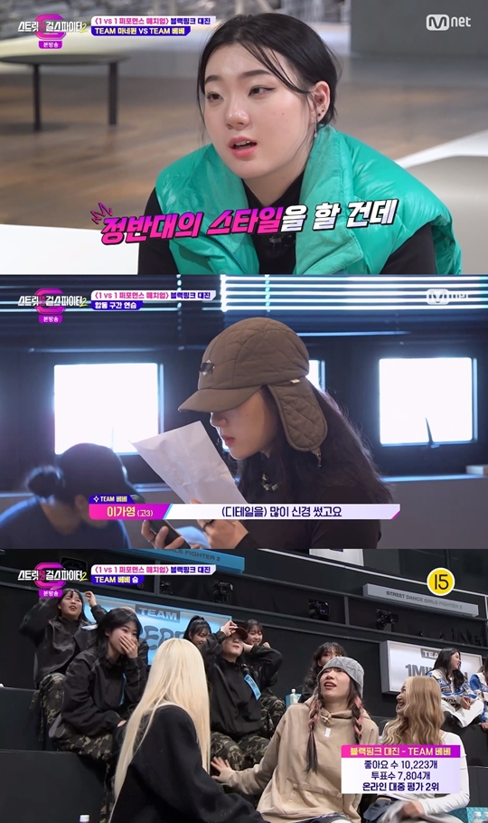 엠넷 ‘스트릿댄스 걸스 파이터2’캡처