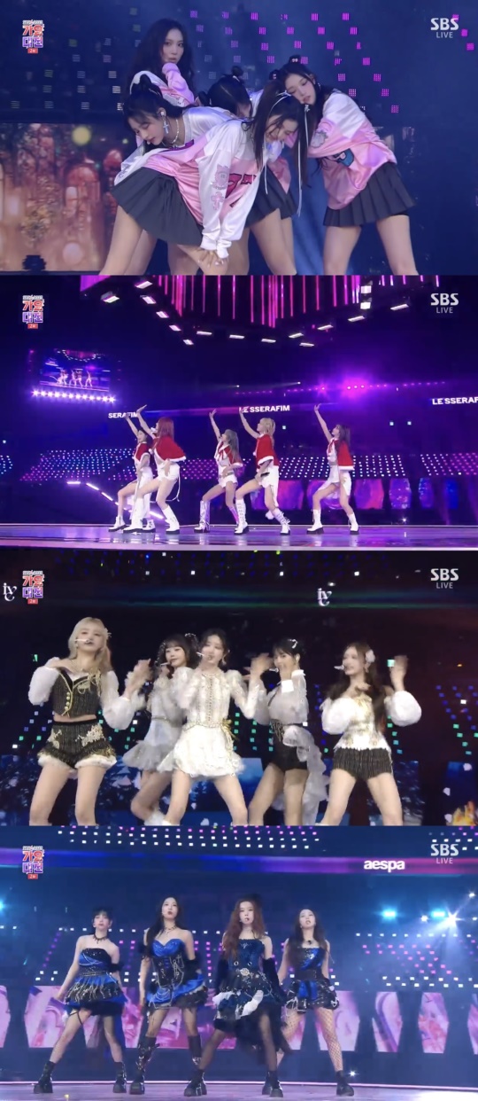 'SBS 가요대전' 방송 캡처