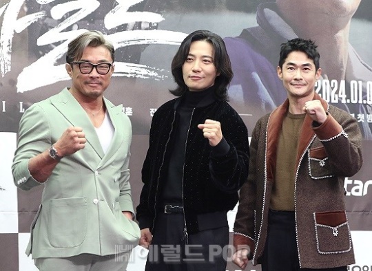 추성훈, 진구, 배정남/사진=민선유 기자