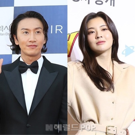 이광수, 이선빈/사진=민선유 기자