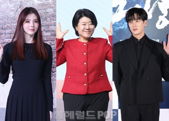 한소희, 이정은, 안보현/사진=민선유 기자