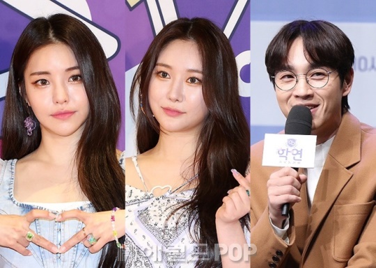브브걸 유정, 민영, 이석훈/사진=민선유 기자