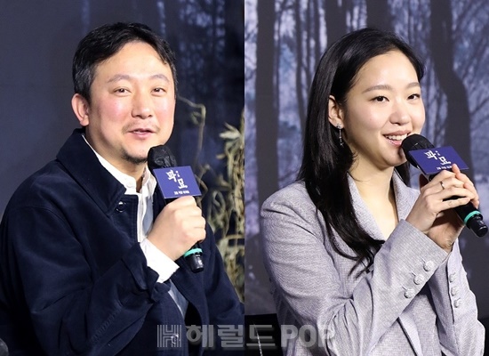 장재현 감독, 배우 김고은/사진=민선유 기자